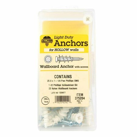 ACEDS No.8 Wall Board Nulon Anchor Kit 5326087